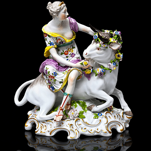 Редкость!!! Коллекционная статуэтка «Похищение ЕВРОПЫ», Фарфор Royal Vienna Style, Германия.