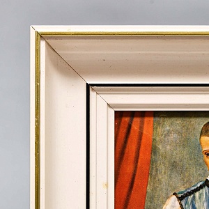 Картина - Портрет - Миниатюра «АРЛЕКИН», Металл, Эмаль Италия, вторая половина ХХ века.