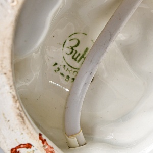 Фаянсовая Настольная Лампа - Светильник «Белка» СССР ЗиК Конаково - 1958 год.