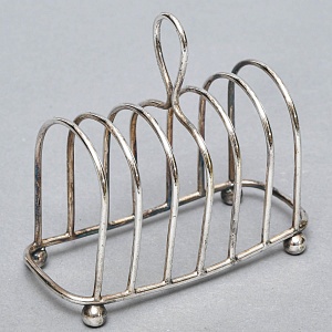 Сервировочная Металлическая Подставка для Тостов, SHEFFIELD Англия - середина ХХ века.