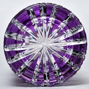 Дизайнерская Ваза Цветного Хрусталя WMF Crystal Cabinet Германия -70 годы ХХ века..