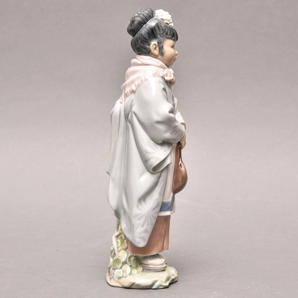 Редкая! Коллекционная Фарфоровая Статуэтка «Японская женщина», Lladro Испания.