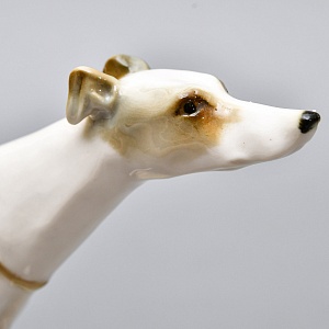 Коллекционная Фарфоровая статуэтка «Девушка с собаками - левретками», Hutschenreuther Германия.