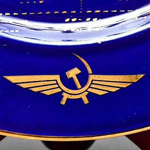 Коллекционная Юбилейная Тарелка - Блюдо «Аэрофлот - 95 лет», ИФЗ Россия - 2018 год.