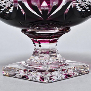 Редкость!!! Роскошная Фруктовница - Хрустальная Ваза на ноге, VAL SAINT LAMBERT, Бельгия -60 гг.