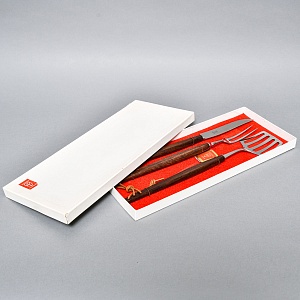 Набор инструментов для Барбекю - 3 предмета, Германия, JUSTINUS SOLINGEN, 80 -е годы ХХ века.