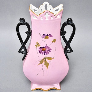 Антикварные Парные Фарфоровые Вазы «Счастливое детство», Франция, конец XIX - начало ХХ века. 