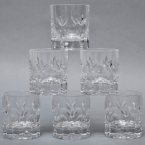 Набор для Виски - Графин и 6-ть Стаканов серия «BAUMBERG» Хрусталь, NACHTMANN Германия. 