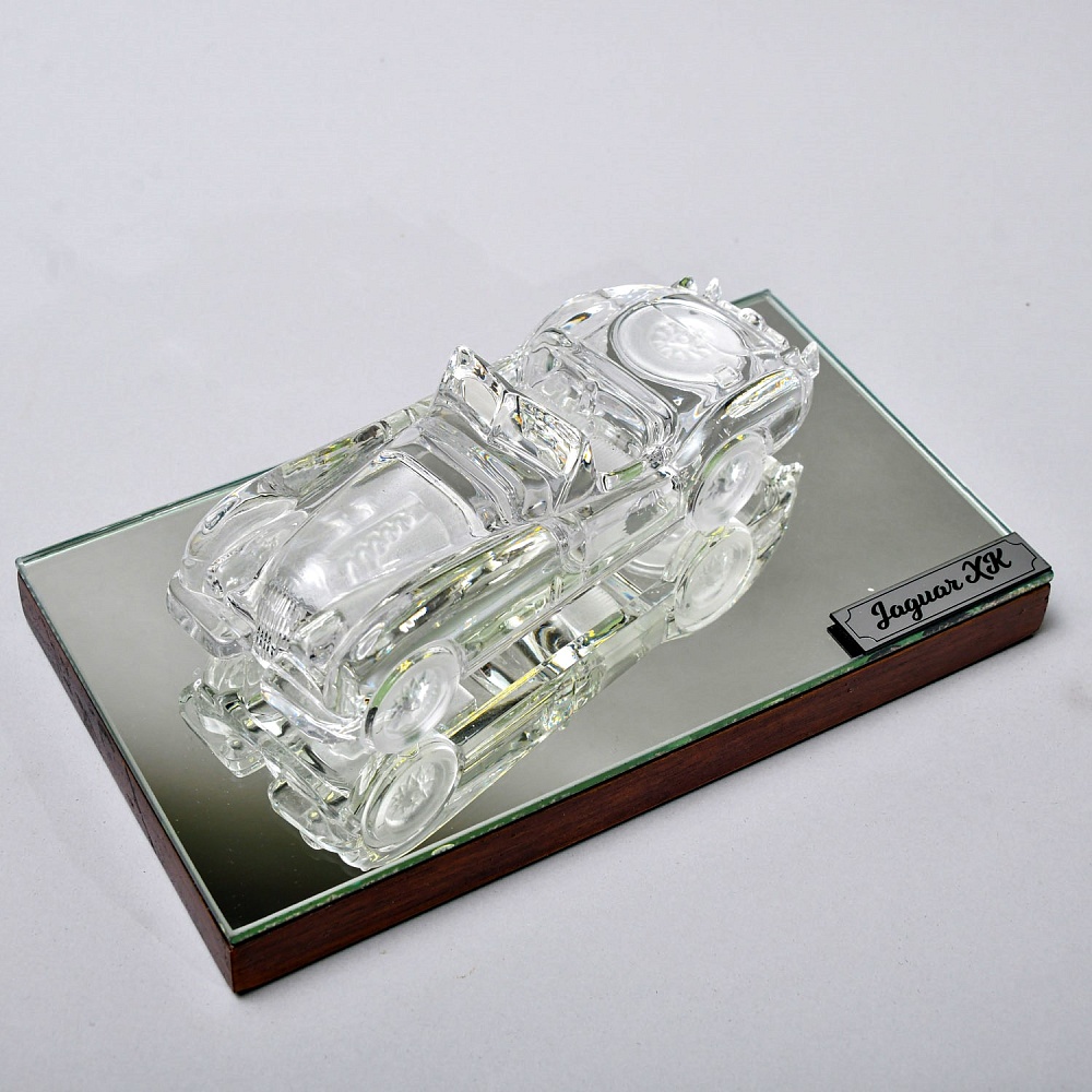 Коллекционная Хрустальная Модель «Автомобиль - Jaguar XK» Spiegelau Crystal Германия. 