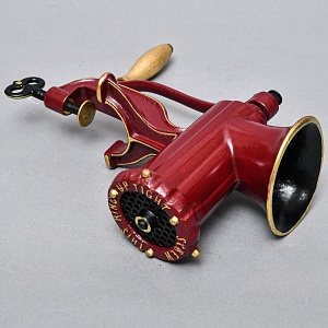 Старинная Ручная Механическая Мясорубка «SYSTEM AMERIC», США первая половина ХХ века.