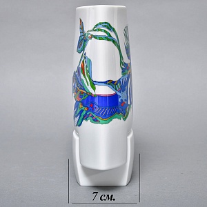 Декоративный комплект - Две Вазы и Блюдо из коллекции TASCA, Фарфор Rosenthal Германия, 80-е годы.