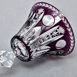 Антикварный Хрустальный Бокал для вина, Knittel FAKIRIS, Германия, конец 30-х гг.