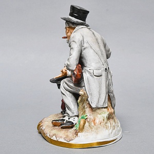 Коллекционная Фарфоровая статуэтка «Уличные Музыканты», SITZENDORF Германия. 