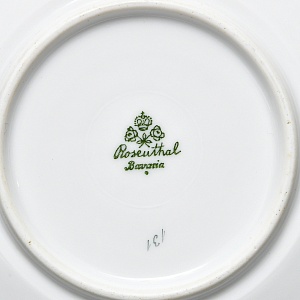 Антикварная Фарфоровая Чайная пара «Тюльпаны», ROSENTHAL Германия - 1926 год. 