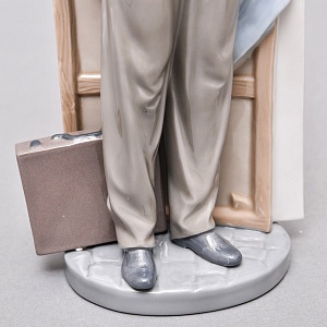Коллекционная Фарфоровая статуэтка «Странствующий Художник», Lladro / Лядро Испания.