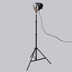 Дизайнерская Электрическая Лампа - Торшер - Светильник «Фара Мотоцикла ИЖ - СССР».