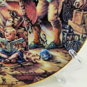 Коллекционная Тарелка «Дедушкины сокровища» Фарфор, Weimar Porzellan Германия -1994 год.