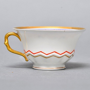 Антикварная Фарфоровая Кофейная пара в стиле Шинуазри, ROSENTHAL Германия, 1891 - 1906 годы. 