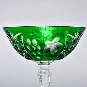 Редкость! Набор Хрустальных Фужеров для Мартини или Шампанского серия «Виноград», NACHTMANN Германия 60 гг. 