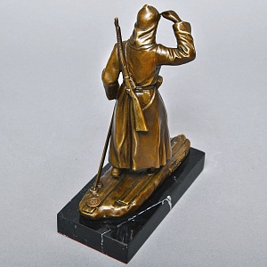 Авторская Бронзовая Статуэтка «Красноармеец в дозоре», Россия конец ХХ - начало ХХI веков. 