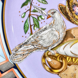 Коллекционная Тарелка - Блюдо «Мир и Благополучие» Фарфор, VERSACE, Rosenthal Германия -1997 год. 