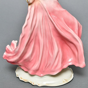 Редкость!!! Большая Фарфоровая Статуэтка «Айседора Дункан», Карл Энс / Karl Ens,  Германия, 30-е гг.