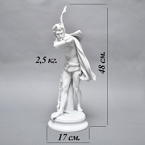  Редкая! Большая Фарфоровая статуэтка «МЕФИСТОФЕЛЬ», Scheibe-Alsbach Германия. 