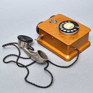 Старинныйй Настенный Телефонный аппарат - Телефон «Thomson-Houston», Париж Франция -1930 год. 