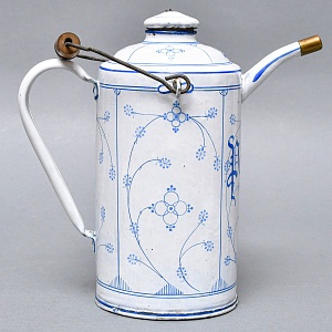 Антикварный Эмалированный Бидон - Канистра для Бензина на 2 литра. Германия 1914 год.