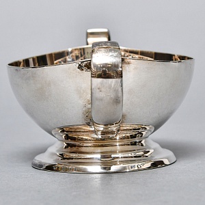 Винтажный Набор Соусников на подносе Silverplated, Англия - середина ХХ века. 