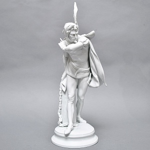  Редкая! Большая Фарфоровая статуэтка «МЕФИСТОФЕЛЬ», Scheibe-Alsbach Германия. 