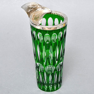 Редкость! Хрустальный Кувшин - Шейкер для подачи готового коктейля, NACHTMANN Германия, конец 60-х гг. 