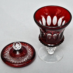 «Рубиновый Хрусталь» - Орешница - Ваза - Конфетница - Доза, DOROTHEENHUTTE Германия.