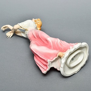 Редкость!!! Большая Фарфоровая Статуэтка «Айседора Дункан», Карл Энс / Karl Ens,  Германия, 30-е гг.