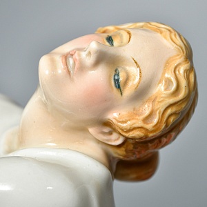 Редкость!!! Большая Фарфоровая Статуэтка «Айседора Дункан», Карл Энс / Karl Ens,  Германия, 30-е гг.