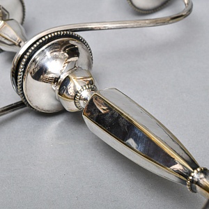 Пара Больших Антикварных Канделябров Подсвечников Silverplated, SHEFFIELD Англия начало ХХ век.