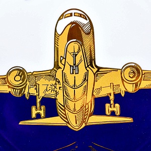 Коллекционная Юбилейная Тарелка - Блюдо «Аэрофлот - 95 лет», ИФЗ Россия - 2018 год.