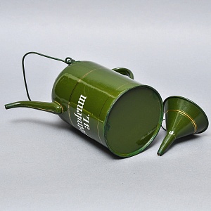 Антикварная Канистра для бензина с воронкой - Эмалированный Бидон на 3 литра, Германия начало ХХ века.