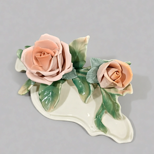 Коллекционная Фарфоровая статуэтка «Цветы Розы», Karl Ens Германия, первая половина ХХ века.