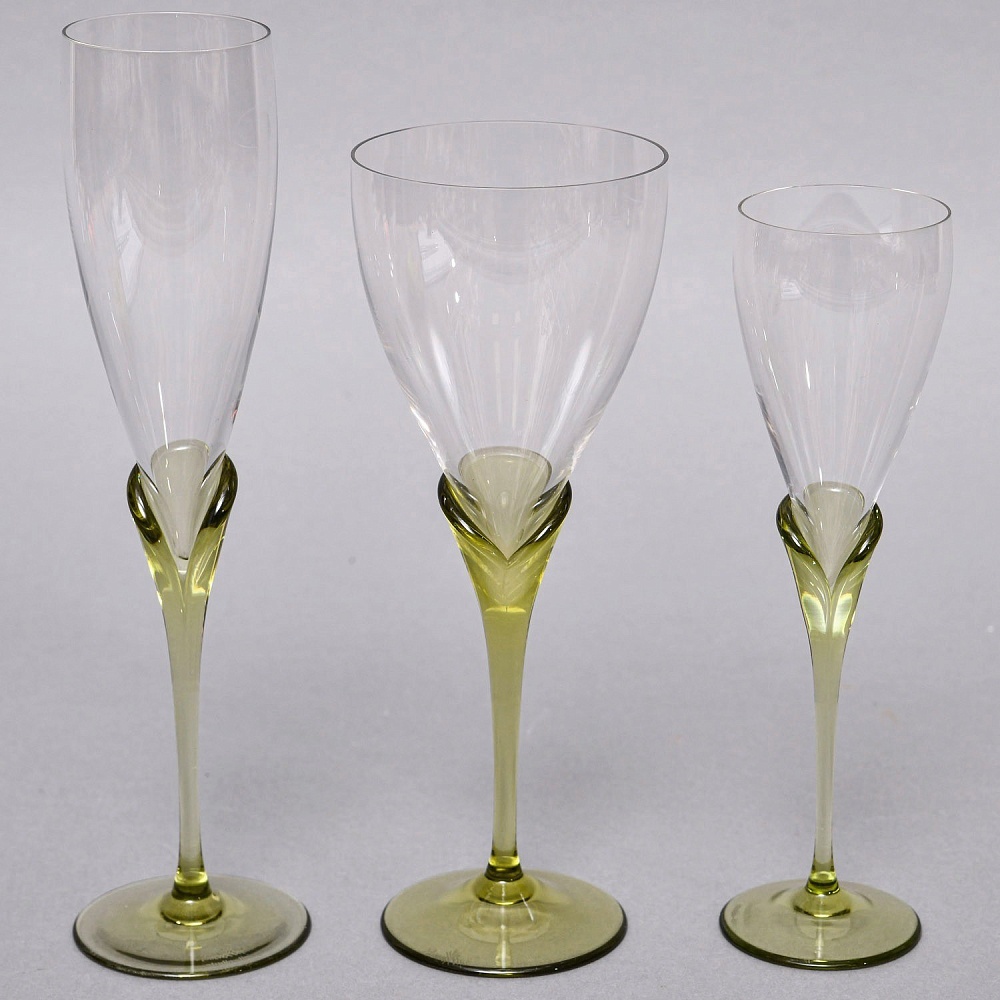 Набор «Эгоист» Три Фужера «Papyrus», Хрусталь Rosenthal Studio Line, Германия -1960-69 гг.