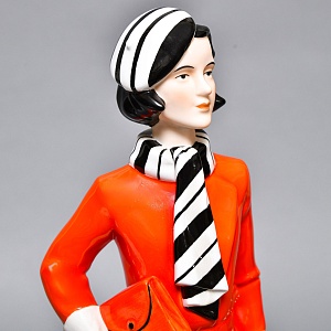 Большая Коллекционная Фарфоровая статуэтка «Сеньора Сант Анжело», GOEBEL Германия. 