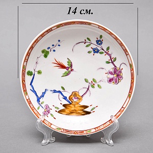 Антикварная Фарфоровая Кофейная пара MEISSEN / МЕЙСЕН, период Марколини, 1774 - 1814 годы.