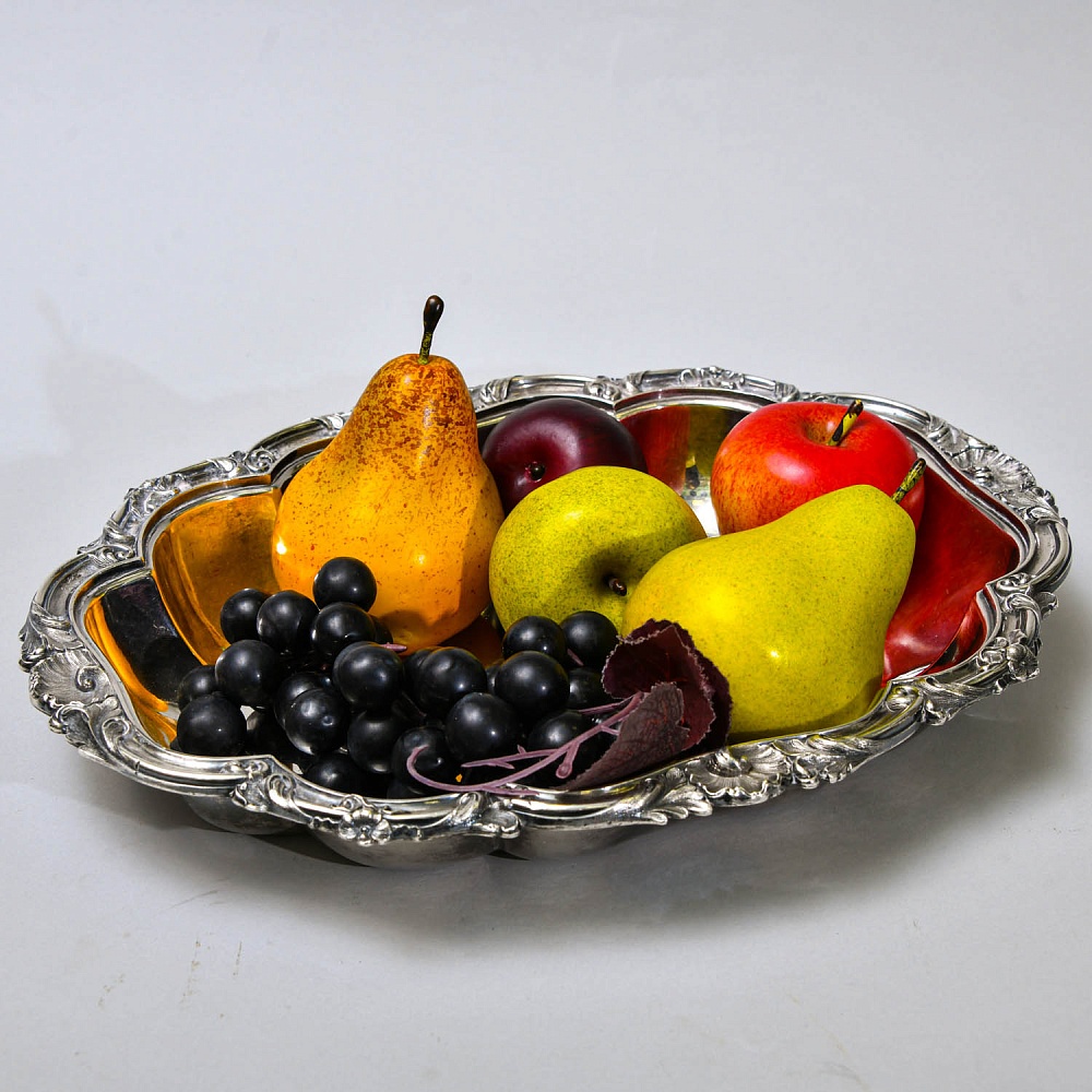 Сухарница - Конфетница - Фруктовница - Блюдо, Метал Silverplated, SHEFFIELD Англия.