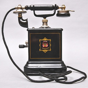 Старинный Настольный Телефонный аппарат - Телефон «JYDSK - Telefon Aktieselskab», Дания -1908 год.