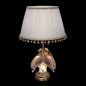 Электрическая Настольная Лампа - Светильник «ARIANE»,  Хрусталь Laligue Франция.