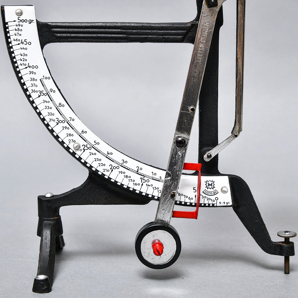 Винтажные Механические Почтовые Весы Повышенной точности до 500гр, Германия 50-е гг. 
