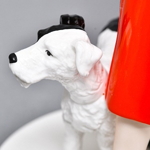 Большая Коллекционная Фарфоровая статуэтка «Сеньора Сант Анжело», GOEBEL Германия. 