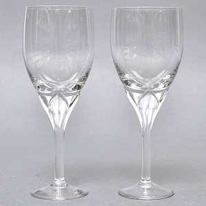 Редкость! Пара Хрустальных Бокалов для Вина «IRIS», Rosenthal Studio Line, Германия -1969 год.