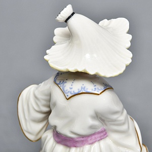 Редкая Фарфоровая статуэтка «Китайский продавец фруктов», Nymphenburg Германия, 50-е гг.