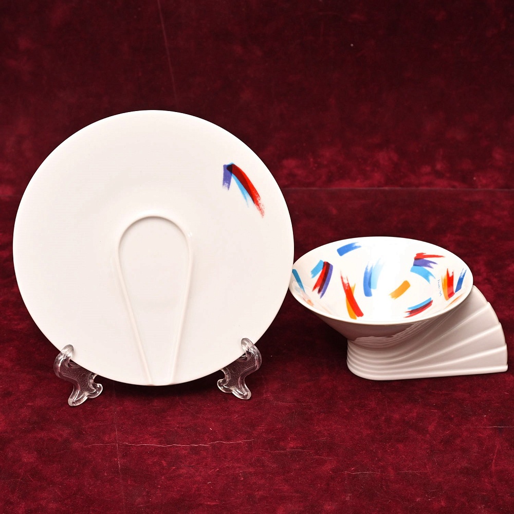 Коллекционная Авторская Чайная Пара модель nr. 6, Фарфор Rosenthal, Германия.